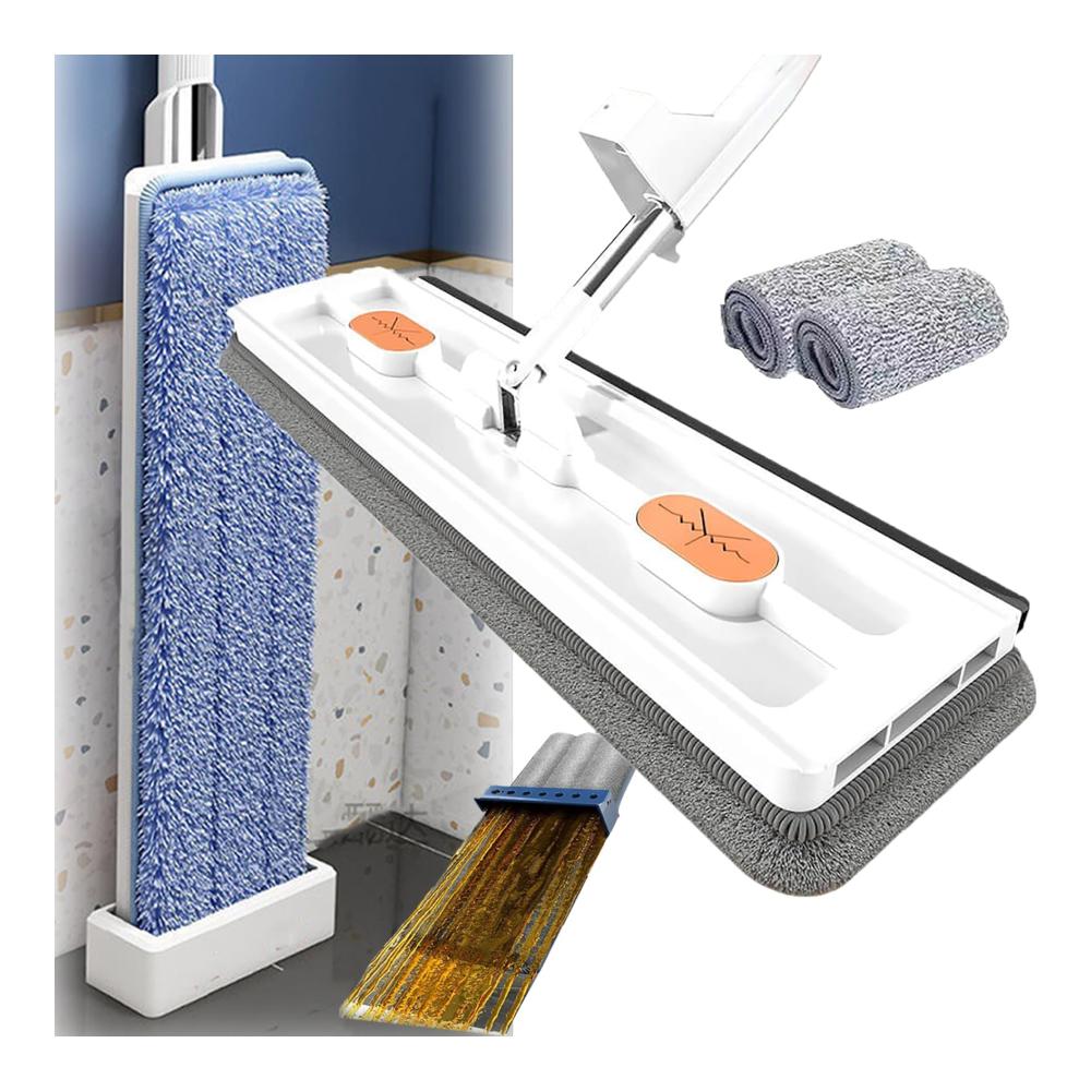 White Flat Mop 2 Mop Head
