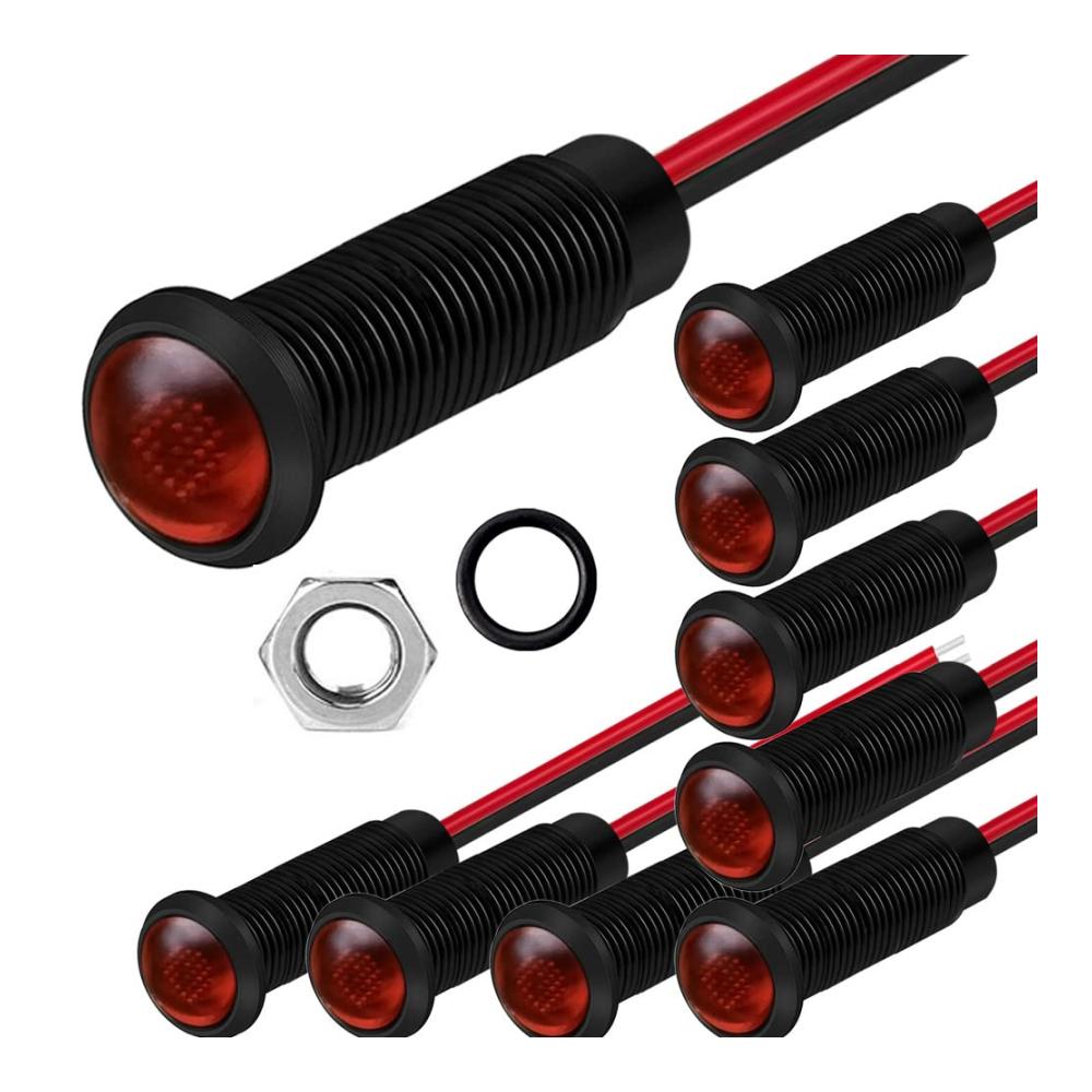 Roter 12/24v-kunststoff