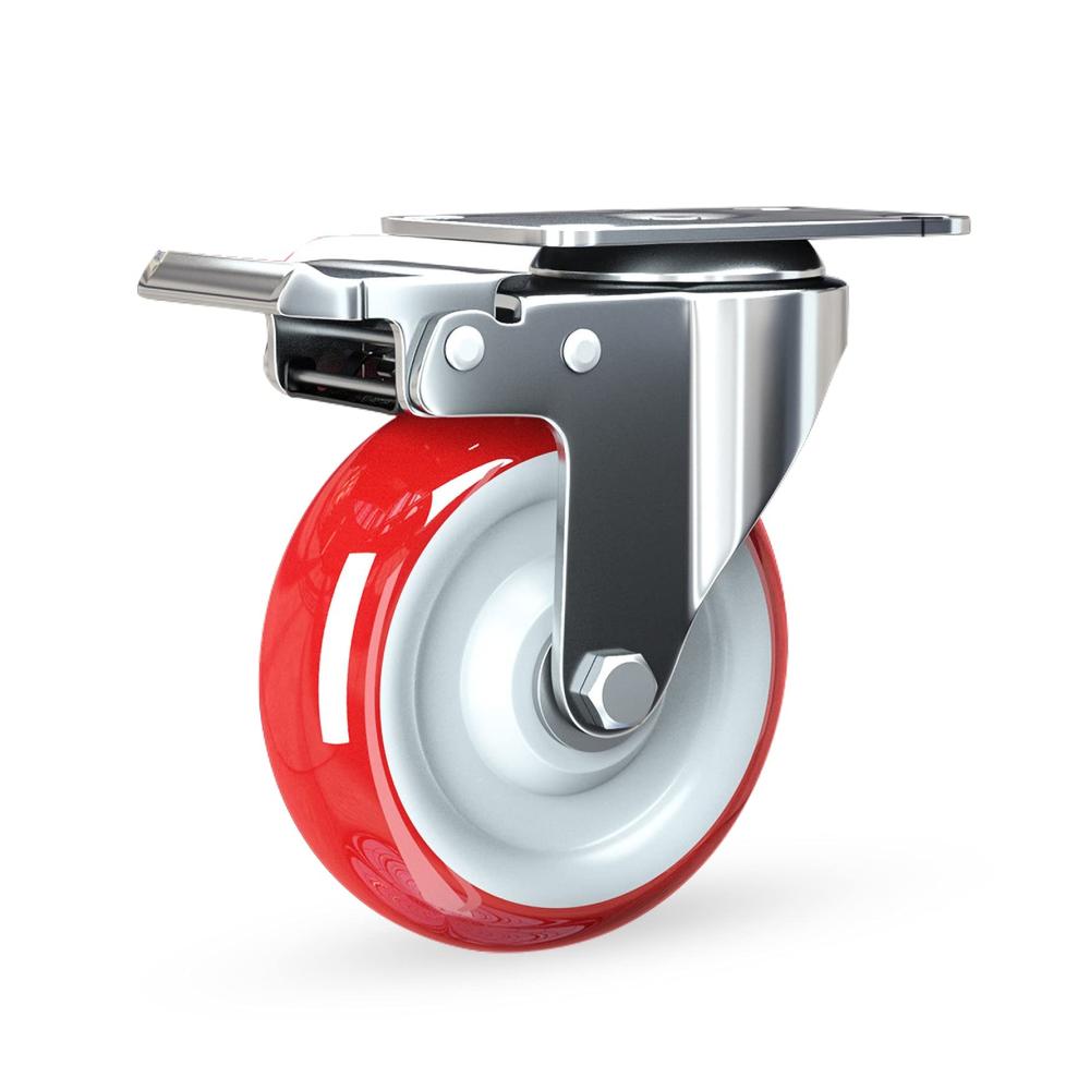 With Brakes Castors